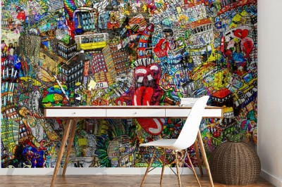 Fototapeta Miejskie graffiti