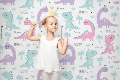 Fototapeta Piękna dinozaurzyca