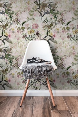 Fototapeta Kwiatowy wzór malowany akwarelą