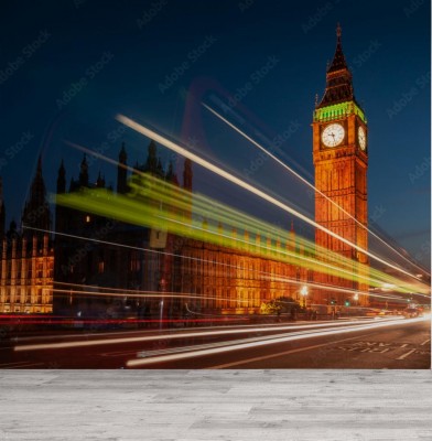 Fototapeta Big Ben i Izba Parlamentu w Londynie