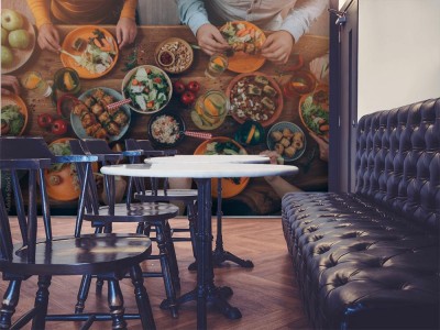 Fototapeta Kolacja z przyjaciółmi