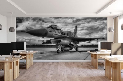 Fototapeta Samoloty wojskowe w bazie