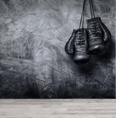 Fototapeta Stare rękawice bokserskie -Retro