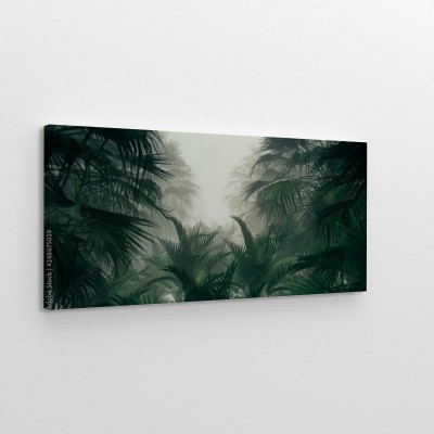 Obraz na płótnie 3D - Ciemna dżungla 