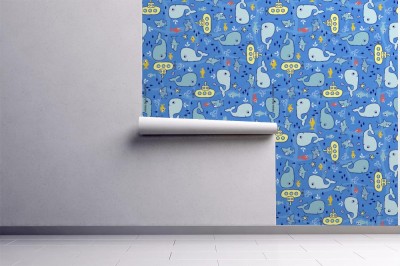 Tapeta ze zwierzętami morskimi dla dzieci