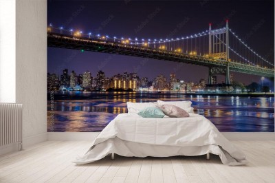 Fototapeta Scena nocy w Nowym Jorku