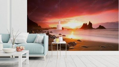 Fototapeta Zachód słońca na Teneryfie