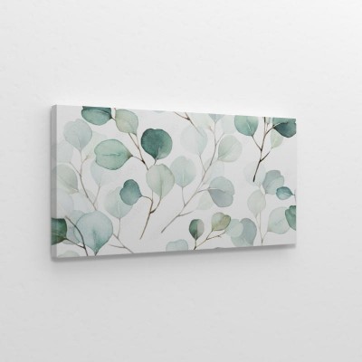 Obrazy do salonu "Kompozycja roślinna z zielonych liści"