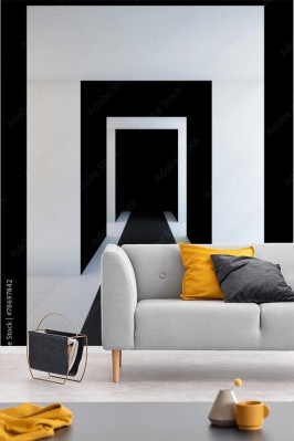 Fototapeta Abstrakcyjny Tunel 3D