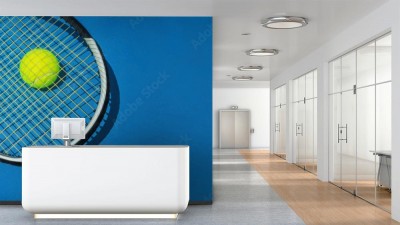 Fototapeta sportowa z motywem tenisowym
