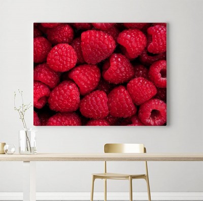 Obraz na płótnie Tło z malin