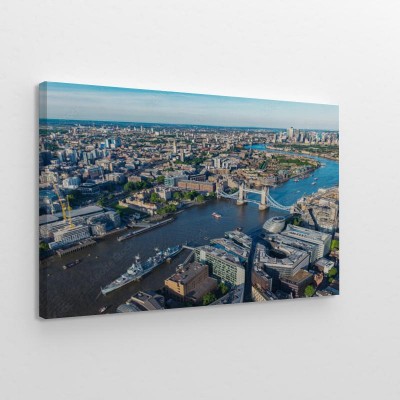Obraz na płótnie Panorama Londynu z lotu ptaka