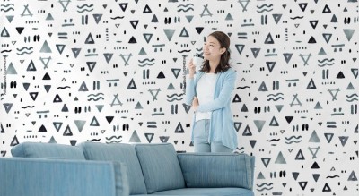 Fototapeta z modnym skandynawskim wzorem