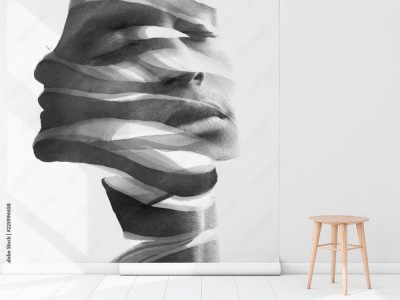 Fototapeta Abstrakcyjny portret mężczyzny