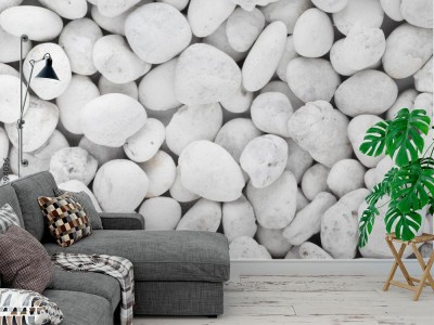 Fototapeta Białe kamyki