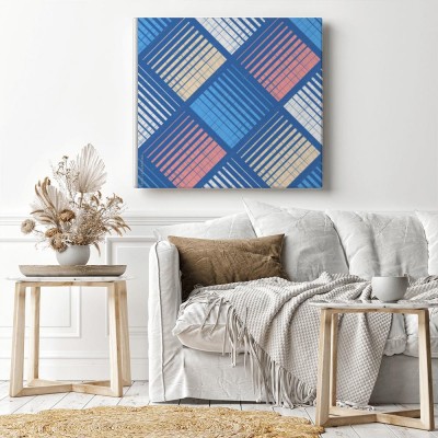 Obraz na płótnie z geometrycznym wzorem boho