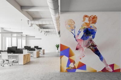 Fototapeta Damski tenis