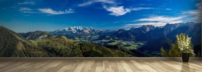 Fototapeta Panorama w kierunku Dachstein
