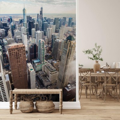 Fototapeta Widok na panoramę miasta Chicago