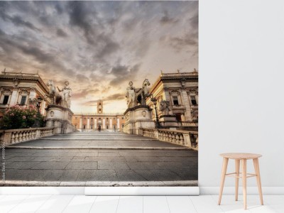 Fototapeta Schody Campidoglio w Rzymie