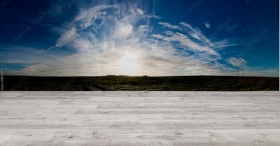 Fototapeta Piękna panorama niebieskiego nieba