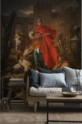 Fototapeta Święty Marcin wycina kawałek swojego płaszcza - Obraz w Tours Cathe