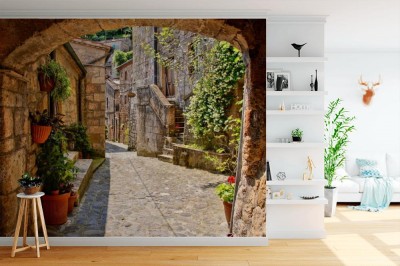 Fototapeta Urokliwa Toskańska uliczka