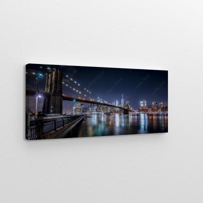Obrazy do salonu Brooklyn Bridge i panorama Nowego Jorku