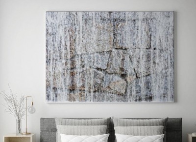 Obraz na płótnie Wodospad w salonie spa