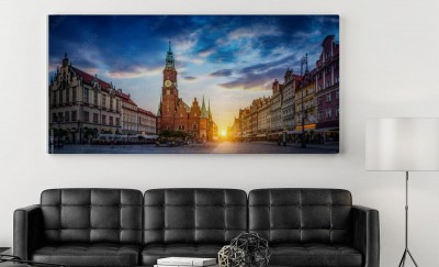 Obraz na płótnie Wrocławski Rynek Główny