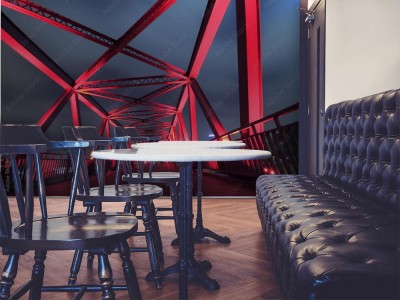 Fototapeta Most stalowy z bliska