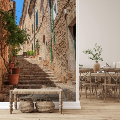 Fototapeta stara uliczka na Majorce