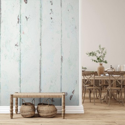 Fototapeta Tło z białych desek