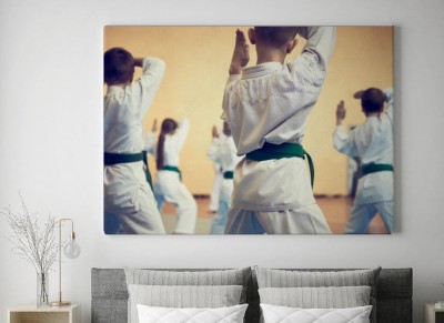 Obraz na płótnie do szkoły karate