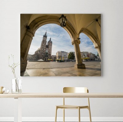 Obraz na płótnie Krakowski Rynek w Polsce