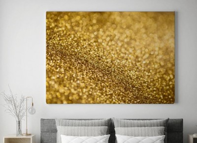 Obraz na płótnie Złote tło z brokatem