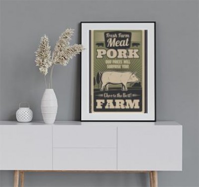 Plakat Farma Wieprzowiny