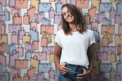 Tapeta Torby na zakupy