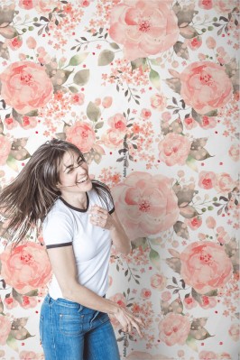 Tapeta w róże vintage