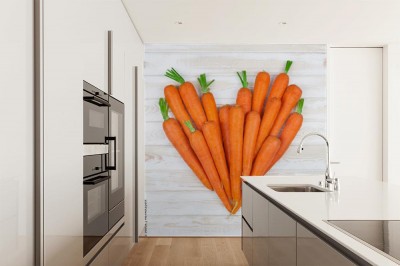 Fototapeta Marchewkowe serce