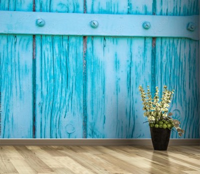 Fototapeta Turkusowe tło drewna