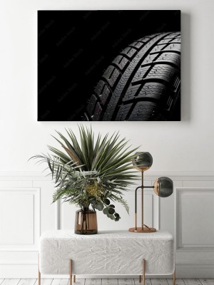 Obraz na płótnie Nowe opony samochodowe
