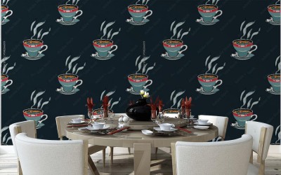 Fototapeta Filiżanka Gorącej Kawy