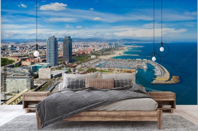 Fototapeta Architektura stolicy Katalonii