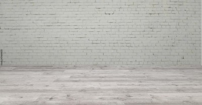 Fototapeta Ceglany mur pomalowany białą farbą
