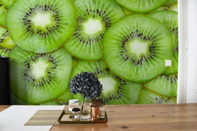 Fototapeta Tło z owoców kiwi