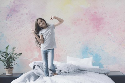 Fototapeta Pastelowa tęcza dla dziewczynki