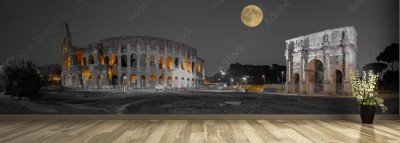 Fototapeta Rzymskie Koloseum i Łuk Konstantyna