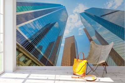 Fototapeta Szklane wieżowce nowoczesnej architektury Los Angeles 