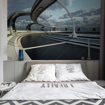 Fototapeta Stacja kosmiczna